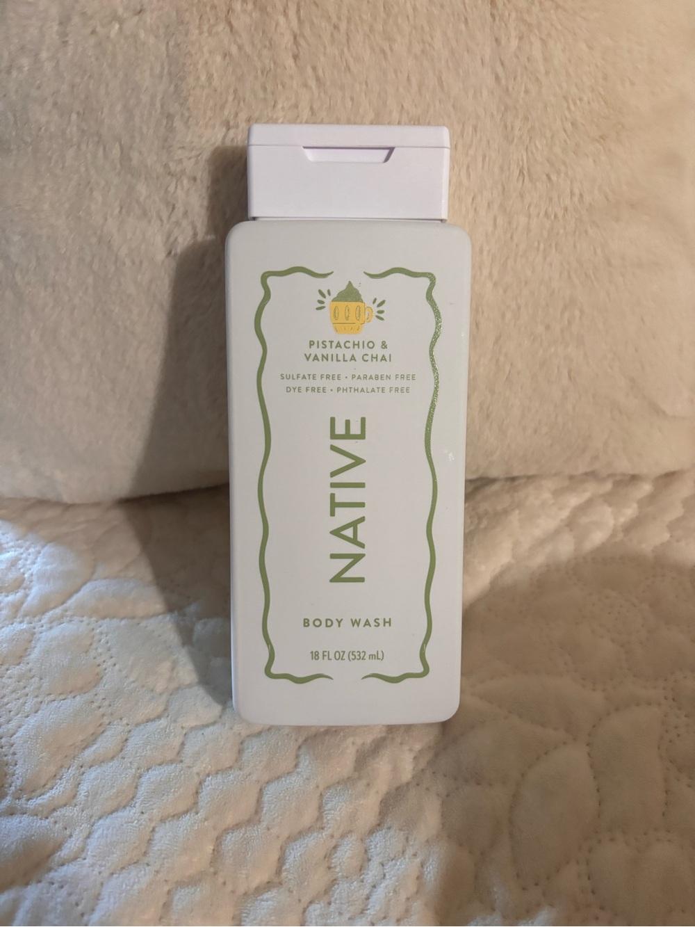Limited edition Native Pistachio & Vanilla Chai Body Wash